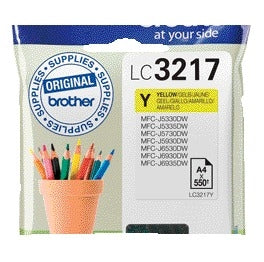 Brother LC-3217Y Gele Inktcartridge - Hoge Capaciteit