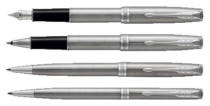 Rollerpen Parker Sonnet CT F staal met geborsteld effect - 4