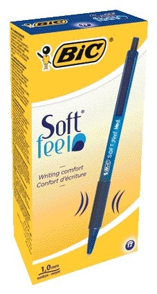 BIC Soft Feel Clic Balpen Medium Blauw - 2