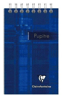 Puptire notitieboek Clairefontaine 75x120mm, gelinieerd, spiraal boven