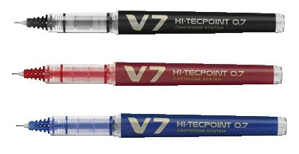 Pilot Hi-Tecpoint V7 M gelroller blauw, milieuvriendelijk, navulbaar - 2