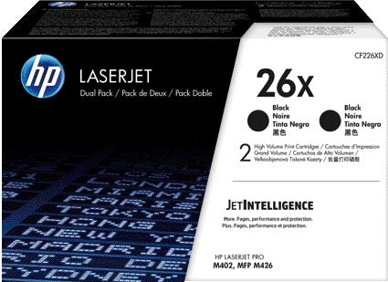HP 26X Zwart Tonercartridge 9000 pagina’s, grote capaciteit