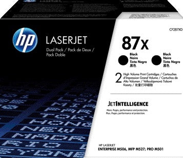 HP CF287XD 87X Zwart 2x High Capacity Tonercartridge