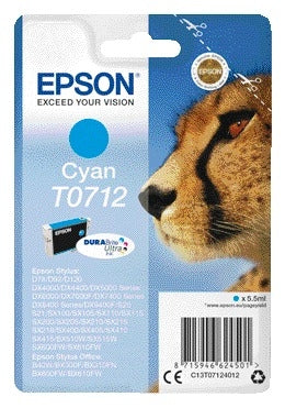 Epson T0712 Blauw Inktcartridge