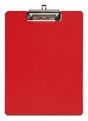 Maul Flexx A4 rood klembord met waterresistente polypropyleen plaat