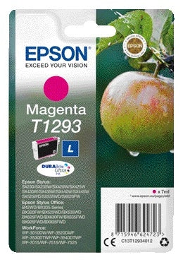 Epson T1293 Rood Inktcartridge voor Epson printers