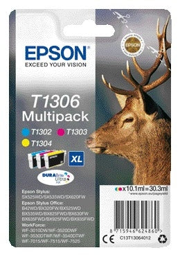 Epson T1306 3-Kleuren Inktcartridge voor Kleurrijke Documenten
