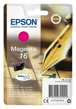 Epson 16 T1623 Rood Inktcartridge - Hoge Capaciteit