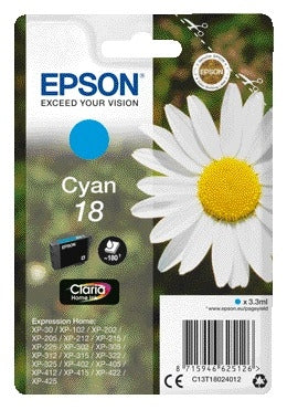 Epson 18 T1802 Blauw Inktcartridge