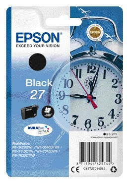 Epson 27 T2701 Zwart Inktcartridge voor Epson printers