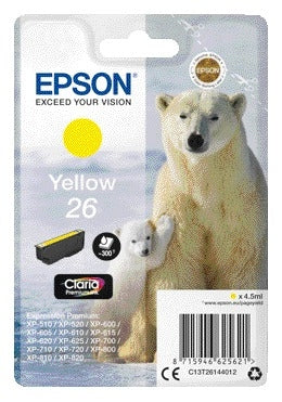 Epson 26 T2614 Geel Inktcartridge