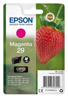 Epson 29 T2983 Rood inktcartridge voor scherpe kleuren