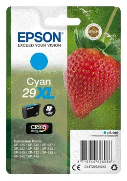 Epson 29XL T2992 Blauw Inktcartridge (XL/HC)