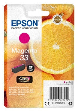 Epson 33 T3343 Rood Inktcartridge voor Epson printers