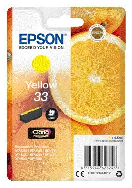 Epson 33 T3344 Gele Inktcartridge
