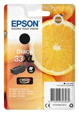 Epson 33XL T3351 Zwart inktcartridge voor Epson printers