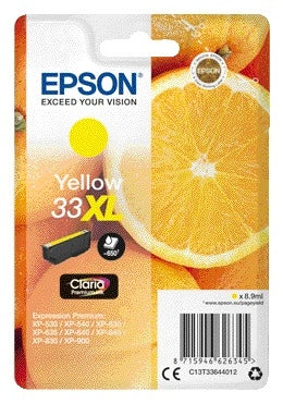 Epson 33XL T3364 Geel Inktcartridge