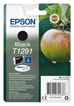 Epson T1291 Zwart Inktcartridge - Origineel, tot 380 pagina's
