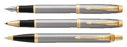 Vulpen Parker IM GT M Geborsteld Metaal - 3