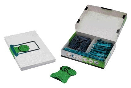 Jalema Archiefkit met 100 lange mechanieken en labels