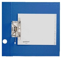Ordner alfabet Quantore 2-rings PP 18x23cm grijs