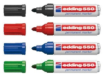 Viltstift edding 550 rond 3-4mm groen - 2