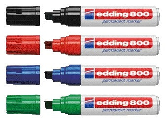 Viltstift edding 800 schuin 4-12mm blauw - 2
