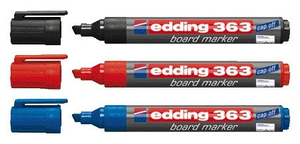 edding 363 Whiteboardmarker schuin 1-5mm Zwart - 2