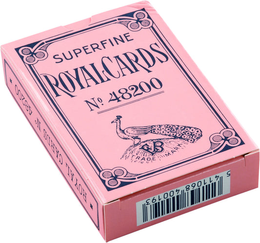 Speelkaarten Bridge Bond geplastificeerd, blauw of roze