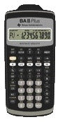 Texas TI-BA II Plus financiële calculator, compact en veelzijdig
