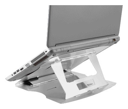 Laptopstandaard Quantore Verstelbaar Aluminium - 3 standen, Ergonomisch
