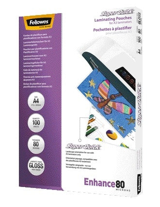 Lamineerhoes Fellowes Superquick A4 2x80 micron