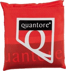 Opvouwbare tas met Quantore opdruk 45x65cm