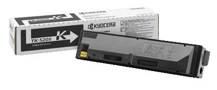 Kyocera TK-5205K Zwart Toner - Hoge capaciteit voor grote afdrukken