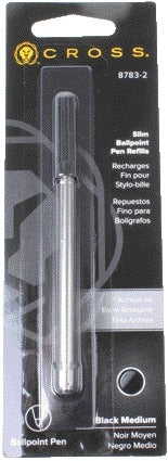 Cross Slim Click M Zwarte Balpenvulling