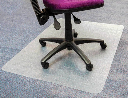 PVC Stoelmat Floortex voor Tapijt 90x120cm Rol - 2