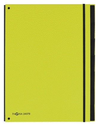 Pagna Trend A4 Sorter met 7 Tabs in Appelgroen