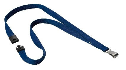 Durable SoftColor Nachtblauw Textielkoord 15mm met Karabijnhaak