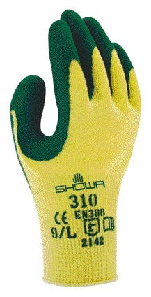 Showa 310 Latex Griphandschoen, XL Groen