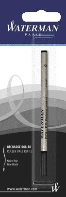 Waterman F-rollerballvulling, zwart
