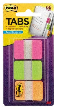 Indextabs Post-it 686PGO 25x38mm Assorti, sterk en plakbaar