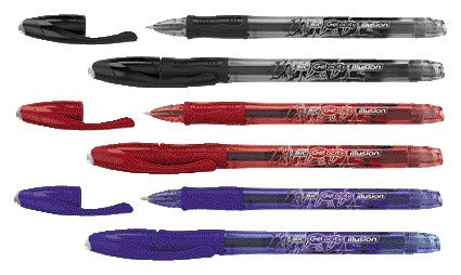 Gelschrijver Bic Gelocity Illusion M zwart - 2