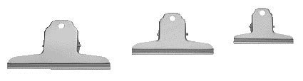 Papierklem Quantore, staal, 120mm breed, 30mm capaciteit - 2
