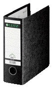 Leitz 1075 180° A5 Ordner zwart van karton, 77mm