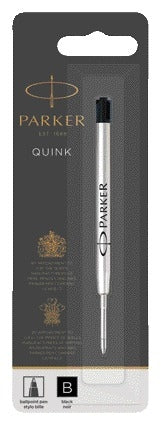 Balpenvulling Parker Quink breed zwart