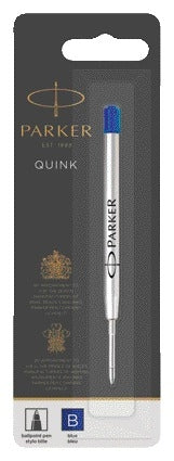 Parker Quinkbreed Blauw Balpenvulling M