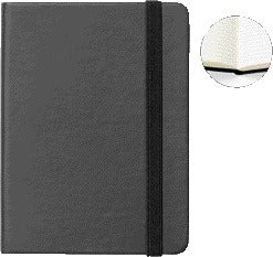 Quantore Notitieboek A6 linnen 192 blz 80 g/m² zwart