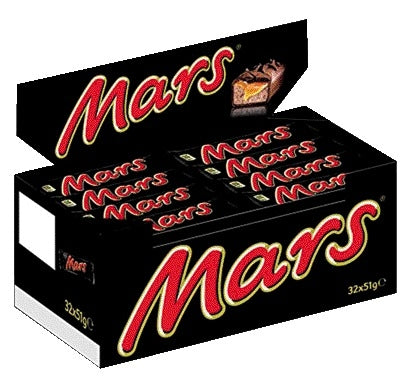 Mars Reep 32x51g - Chocolade, Karamel & Nugat
