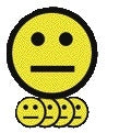 Magnetische Smileys 5cm voor Statusweergave, Neutraal Geel