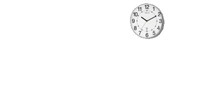 Unilux Maxi radio wandklok dia 37,5cm grijs/wit - 2